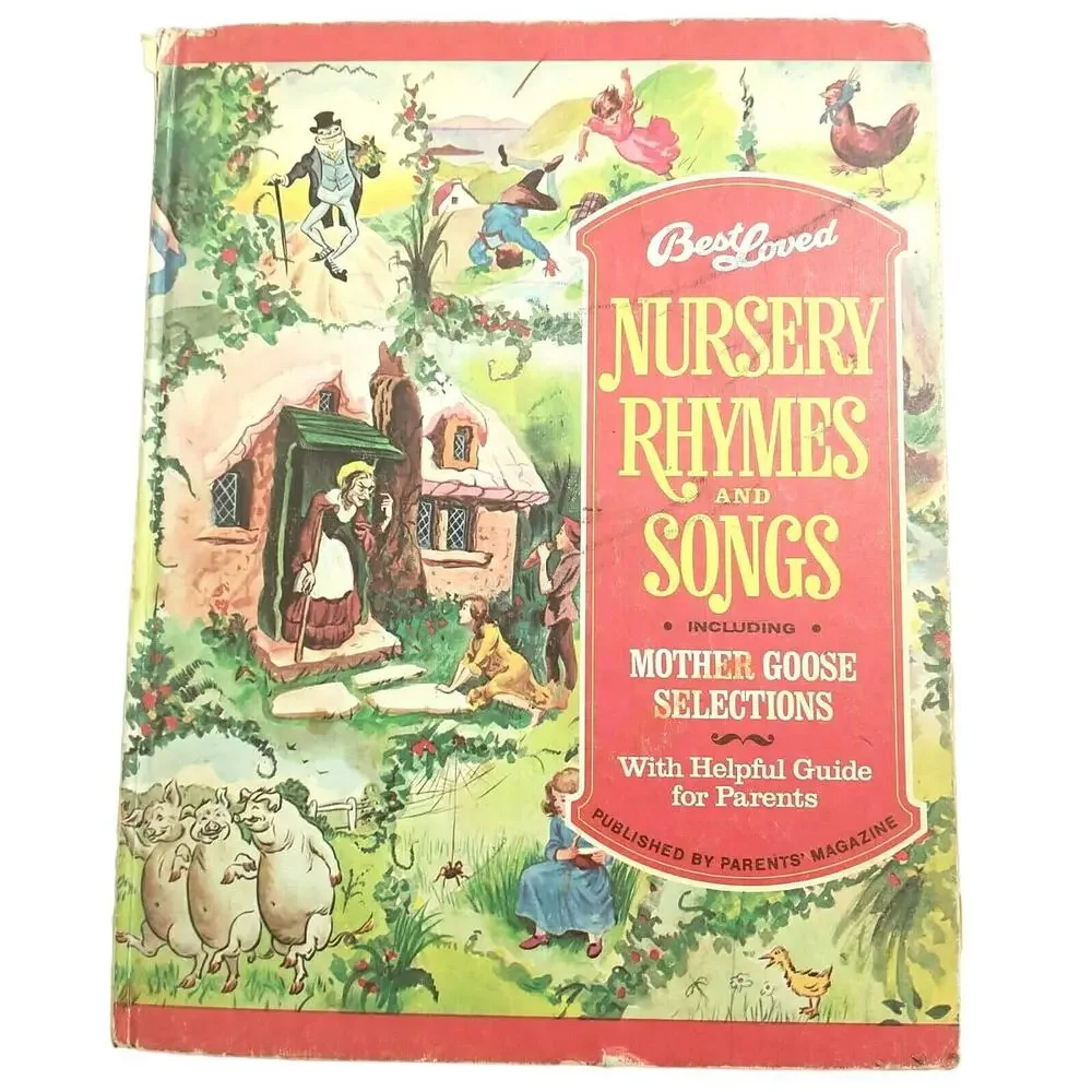 Vintage 1974 Best Loved Nursery Rhymes And Songs By Parents Magazine